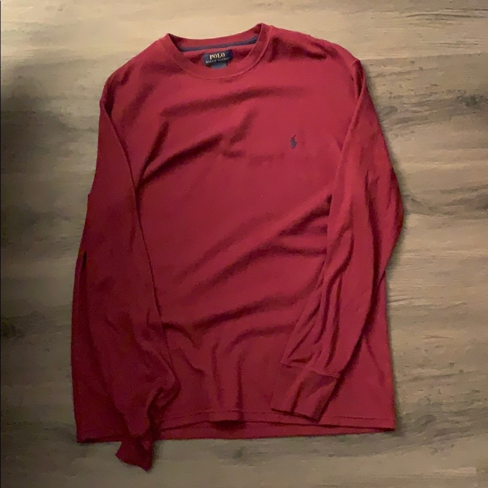 Polo long sleeve thermal shirt